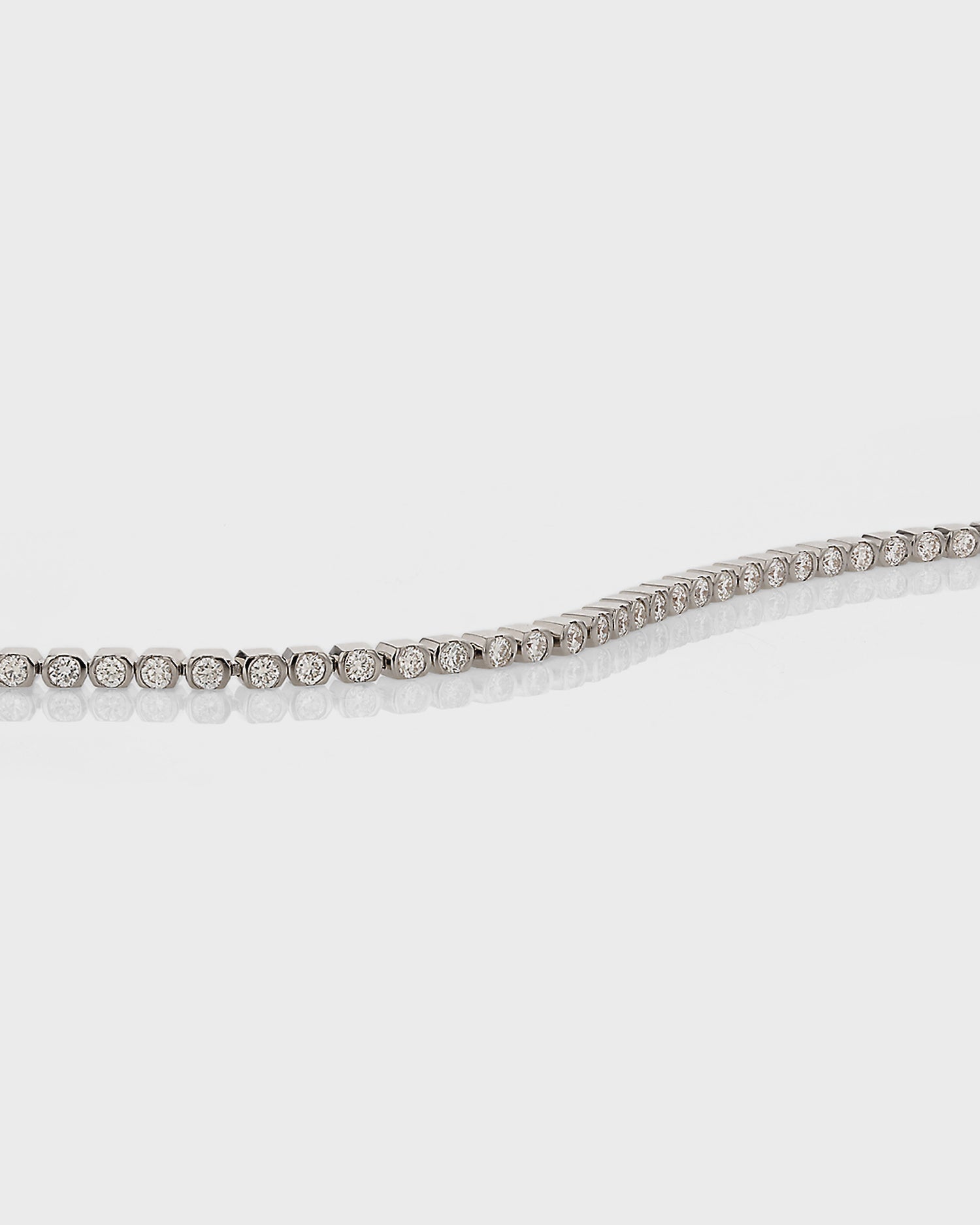 Exquisite 1 TCW Round Lab-Grown Diamond Tennis Bracelet 4