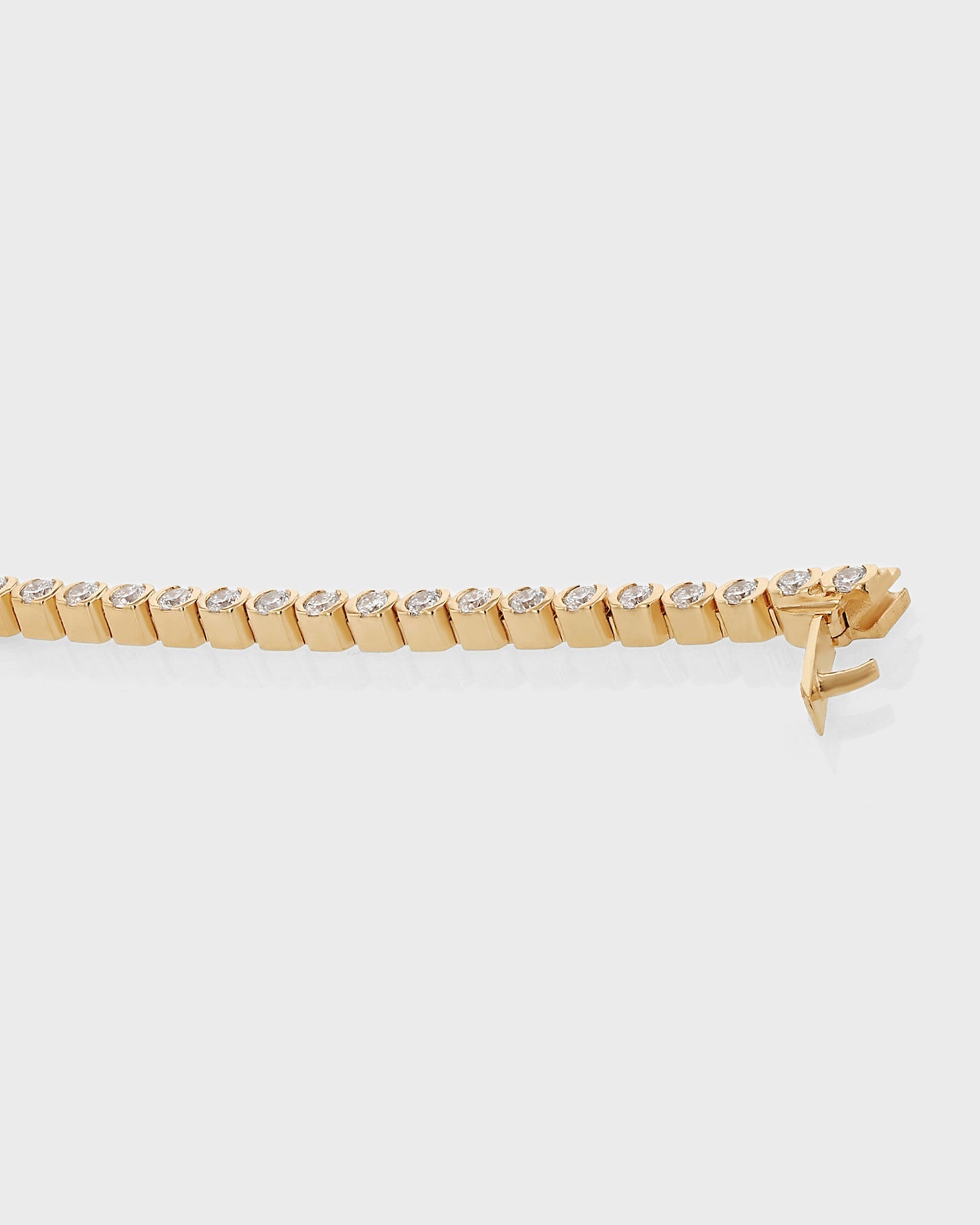 1 TCW Round Lab-Grown Diamond Tennis Bracelet in Gold 5