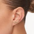 Load image into Gallery viewer, Plain Curve Climber Earrings
