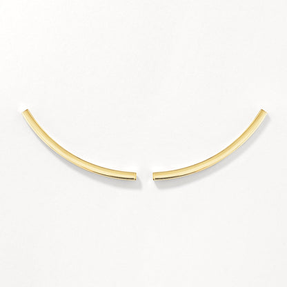 Plain Curve Climber Earrings 3