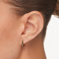 Load image into Gallery viewer, Plain Half Open Huggie Earrings
