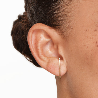Plain Suspender Cuff Stud Earrings 5