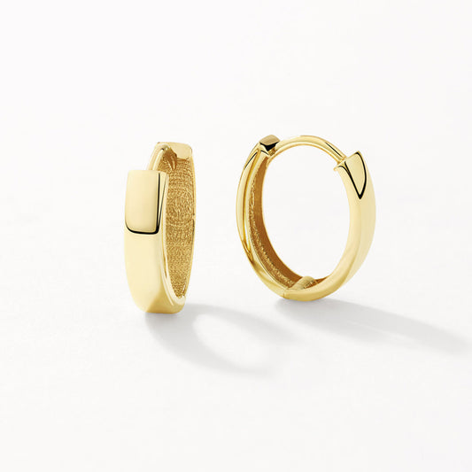 Elegant Gold Huggie Hoop Earrings