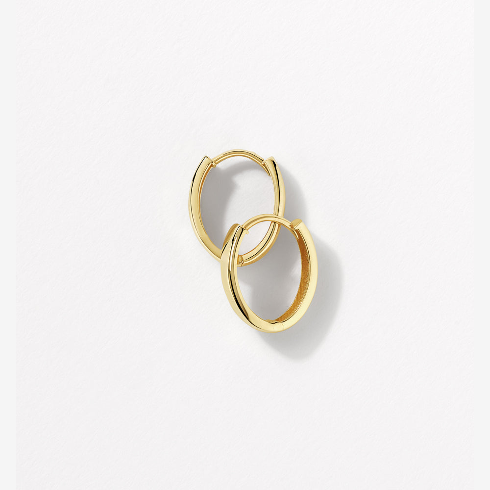 Elegant Gold Huggie Hoop Earrings