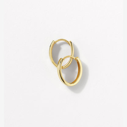 Elegant Gold Huggie Hoop Earrings 5