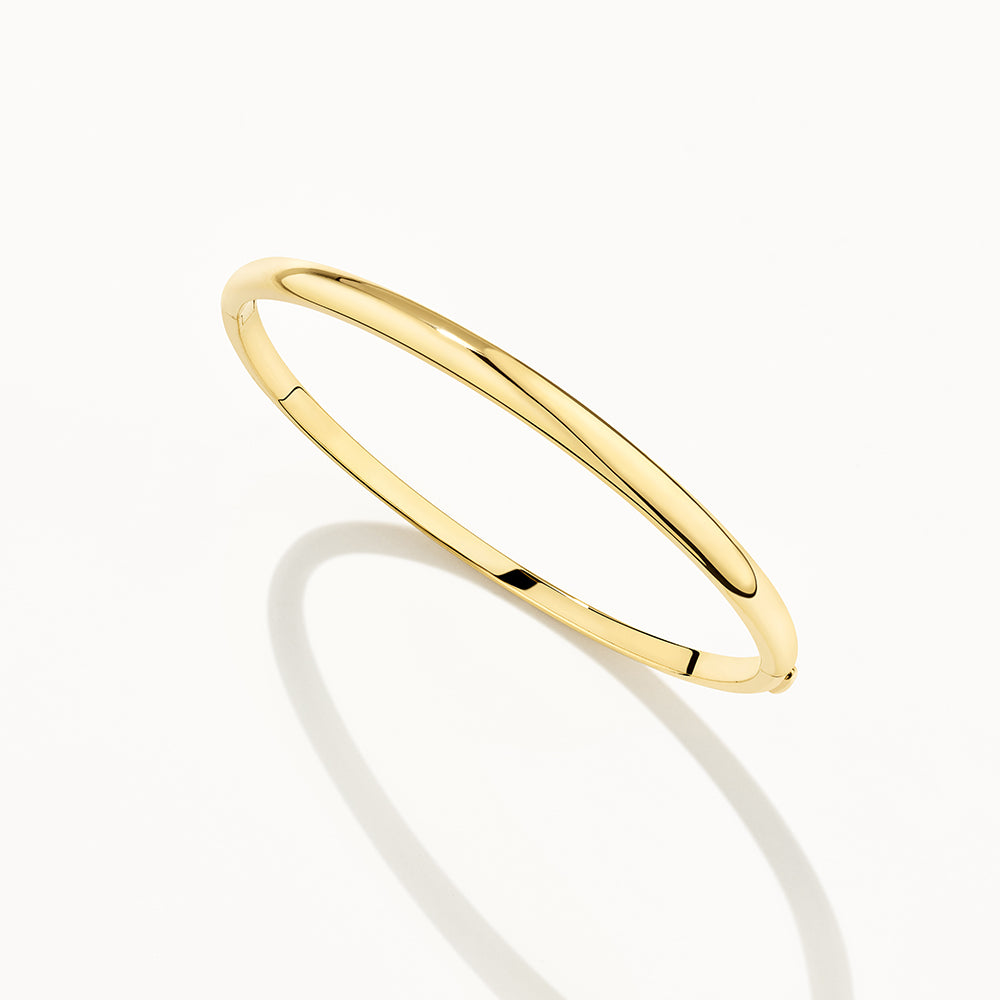 Polished Plain Bangle Bracelet