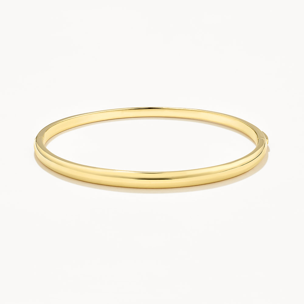 Polished Plain Bangle Bracelets 7