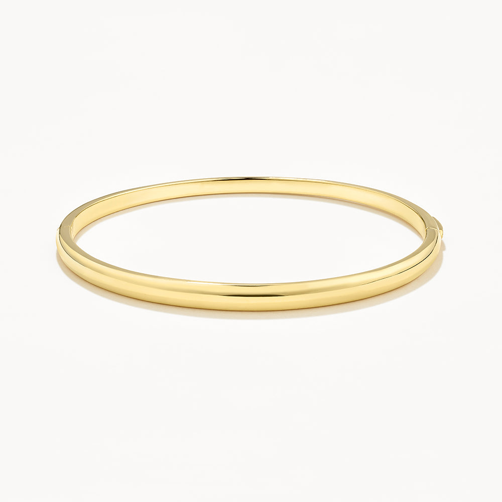 Polished Plain Bangle Bracelet