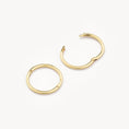 Load image into Gallery viewer, Simple Closed Hoop Earrings
