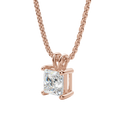 Load image into Gallery viewer, Radiant 1.0 CT Princess Cut Lab-Grown Diamond Solitaire Necklace
