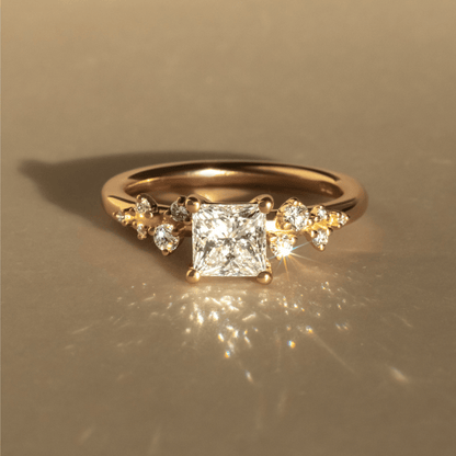 Solitaire-Oval Lab Grown Diamond Engagement Ring