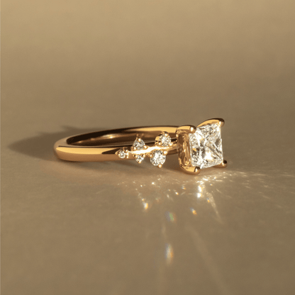 Solitaire-Oval Lab Grown Diamond Engagement Ring