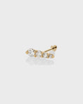 Load image into Gallery viewer, 0.05 TCW Round Lab Grown Diamond Stud Earrings - Elegant Sparkle
