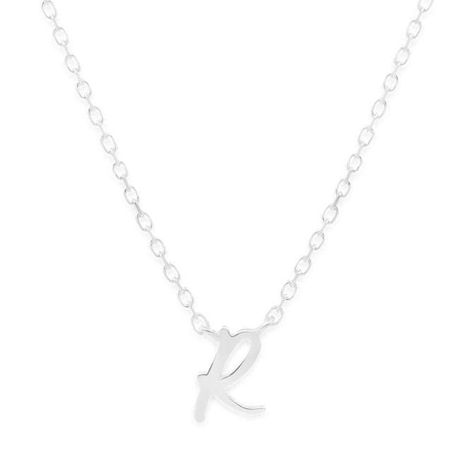 Simple Love Letter Initial Necklace 22