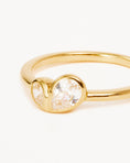 Load image into Gallery viewer, Radiant Harmony: 0.10 CT Pear Two Stone Lab-Grown Diamond Wedding Band
