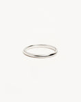 Load image into Gallery viewer, Eternal Elegance: Sleek White Gold Wedding Band
