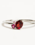 Load image into Gallery viewer, Sterling Silver Kindred Birthstone Ring 3
