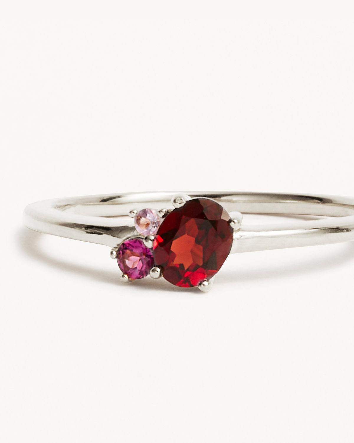 Sterling Silver Kindred Birthstone Ring 3