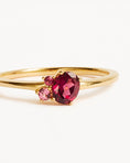 Load image into Gallery viewer, Elegant 1.0 CT Oval Pink Amethyst Cluster Engagement Ring
