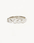 Load image into Gallery viewer, 1.50 TCW Marquise Lab-Created Diamond Cluster Wedding Band
