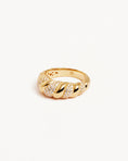 Load image into Gallery viewer, 1.50 TCW Round Lab Grown Diamond Croissant Twist Band
