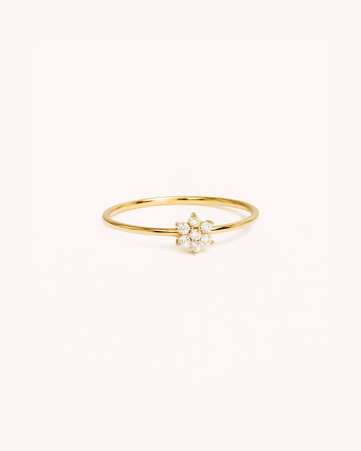 Elegant 0.50 TCW Round Floral Lab Grown Diamond Engagement Ring 1