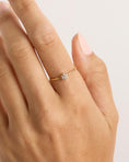 Load image into Gallery viewer, Elegant 0.50 TCW Round Floral Lab Grown Diamond Engagement Ring
