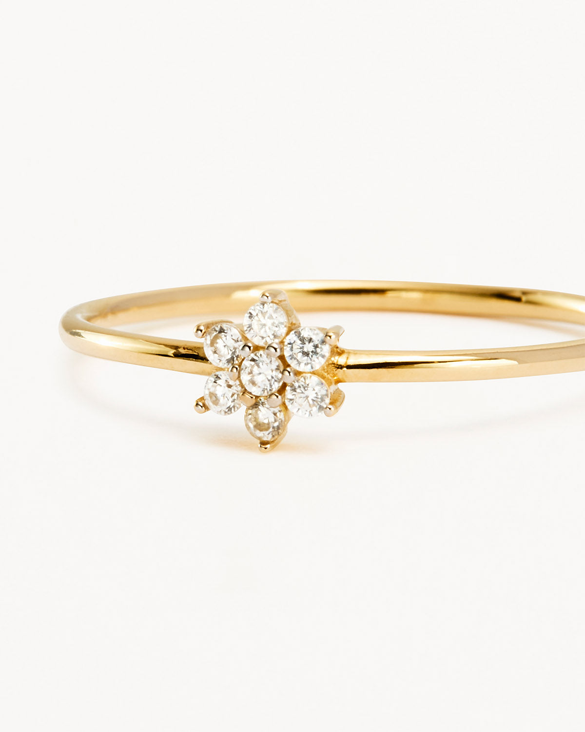 Elegant 0.50 TCW Round Floral Lab Grown Diamond Engagement Ring 3