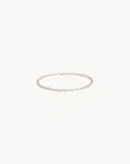 Load image into Gallery viewer, Elegant White Gold Chain Link Wedding Band
