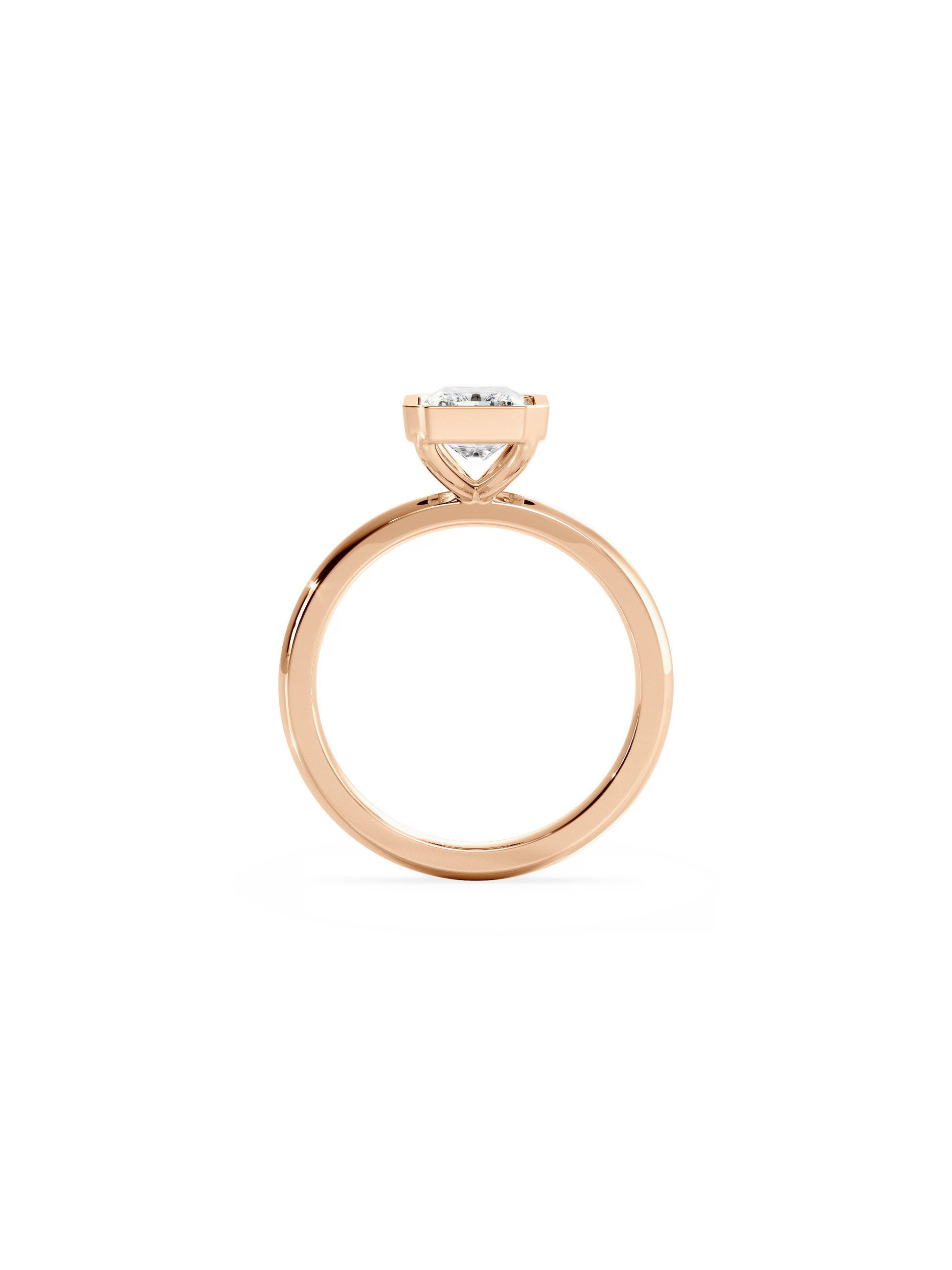 Solitaire-Oval Lab Grown Diamond Engagement Ring