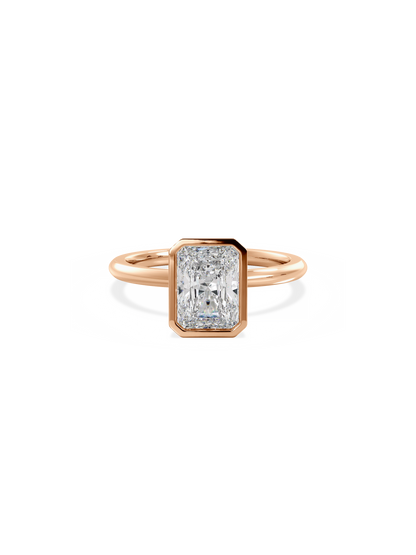Solitaire-Oval Lab Grown Diamond Engagement Ring
