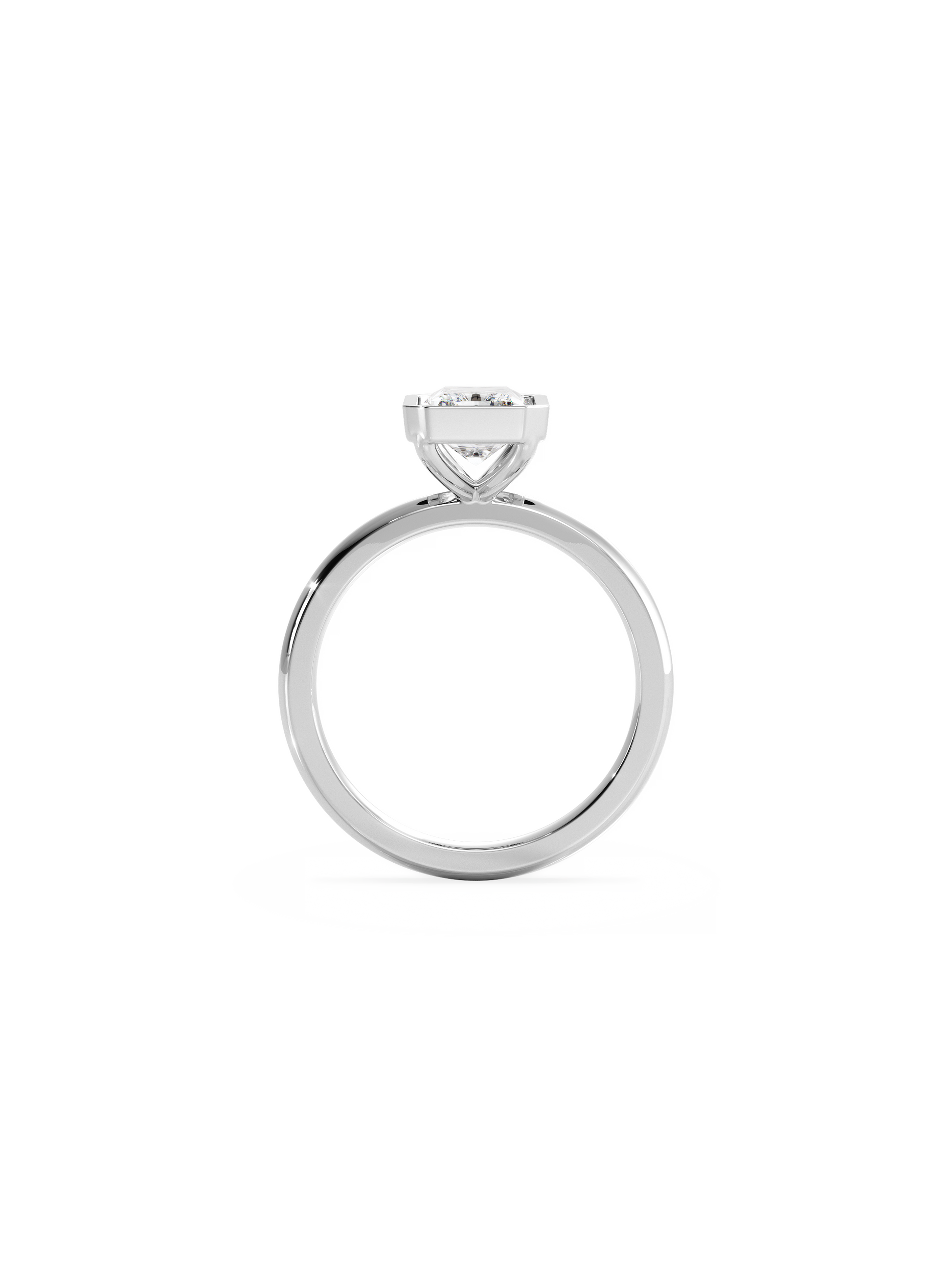 Solitaire-Oval Lab Grown Diamond Engagement Ring
