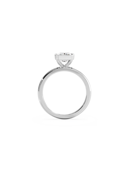 Solitaire-Oval Lab Grown Diamond Engagement Ring