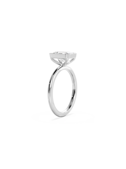Solitaire-Oval Lab Grown Diamond Engagement Ring