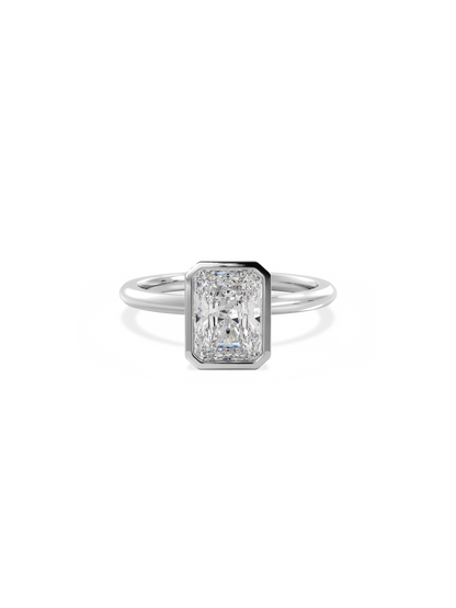 Solitaire-Oval Lab Grown Diamond Engagement Ring