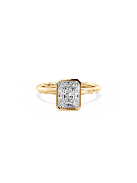 Solitaire-Oval Lab Grown Diamond Engagement Ring