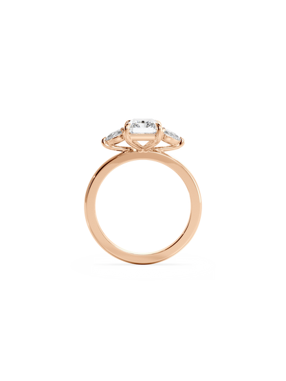 Solitaire-Oval Lab Grown Diamond Engagement Ring