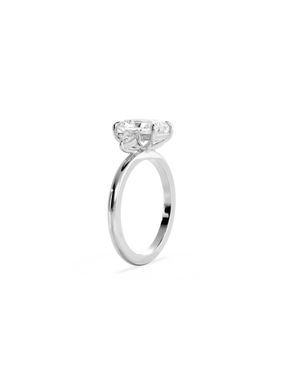 Solitaire-Oval Lab Grown Diamond Engagement Ring