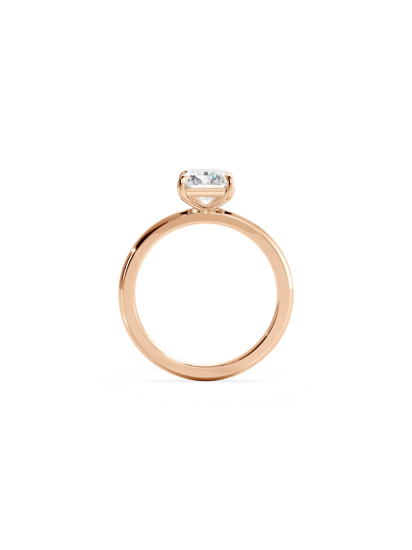 Solitaire-Oval Lab Grown Diamond Engagement Ring