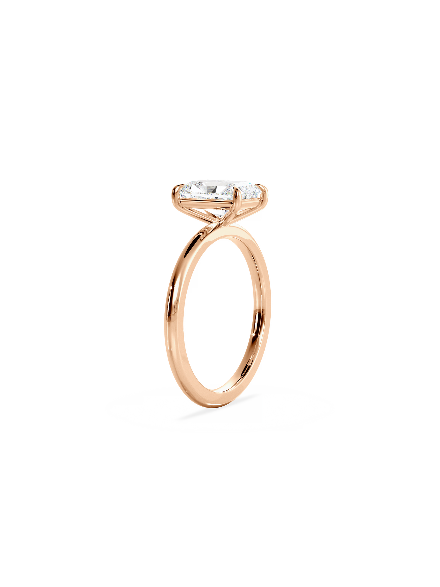 Solitaire-Oval Lab Grown Diamond Engagement Ring