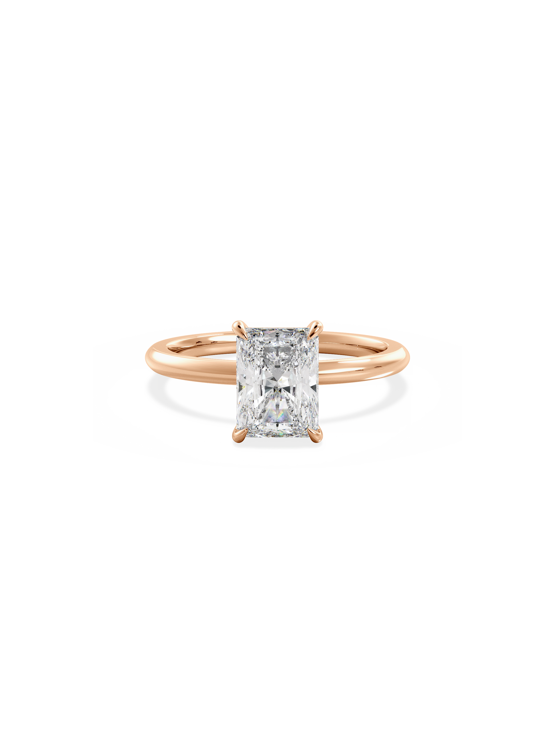 Solitaire-Oval Lab Grown Diamond Engagement Ring