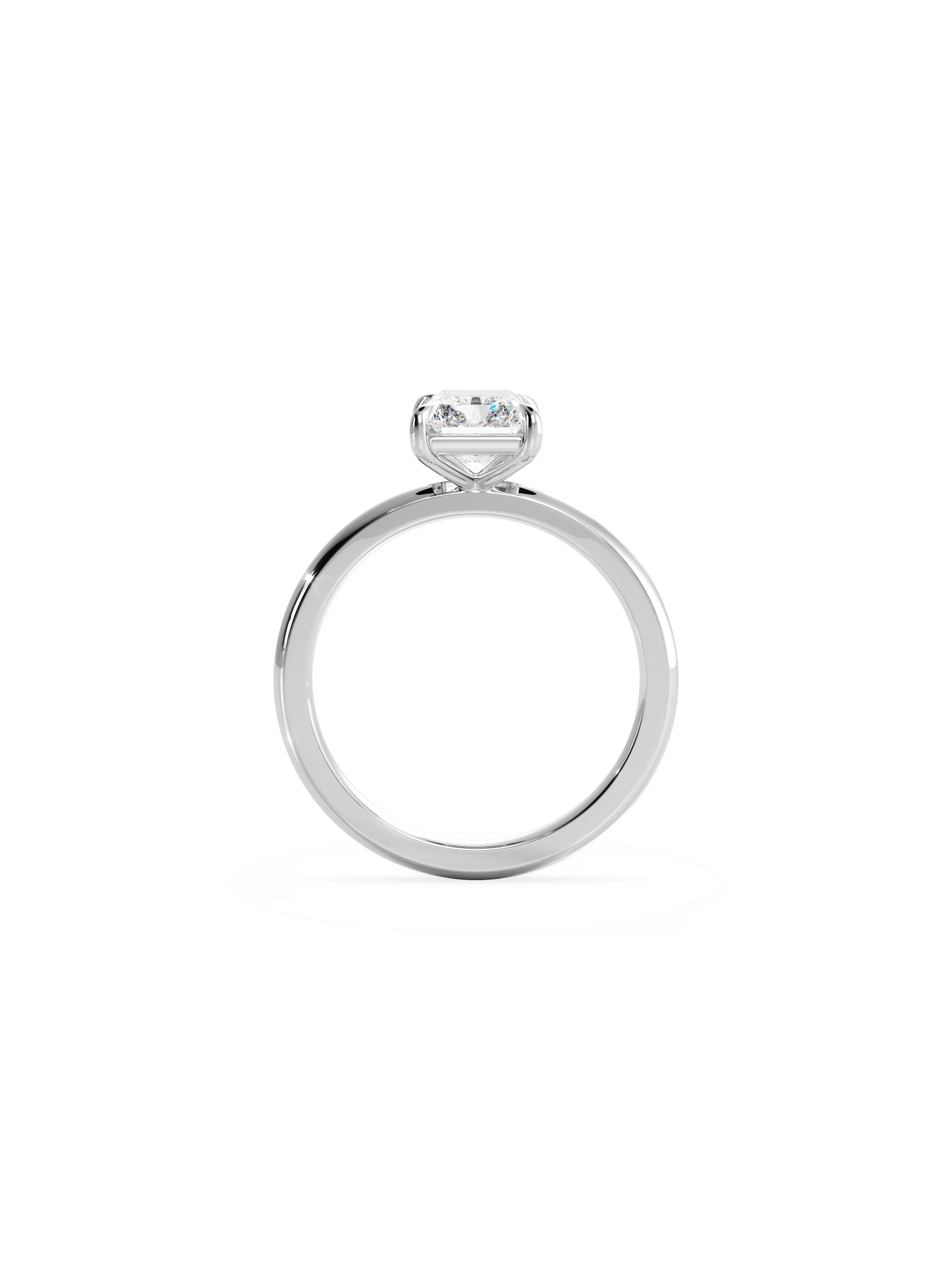 Solitaire-Oval Lab Grown Diamond Engagement Ring