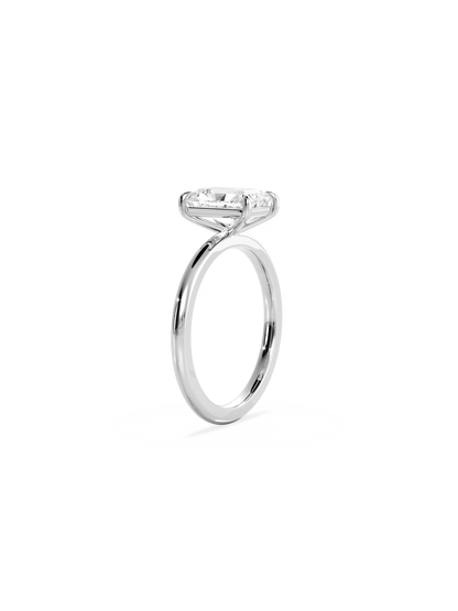 Solitaire-Oval Lab Grown Diamond Engagement Ring