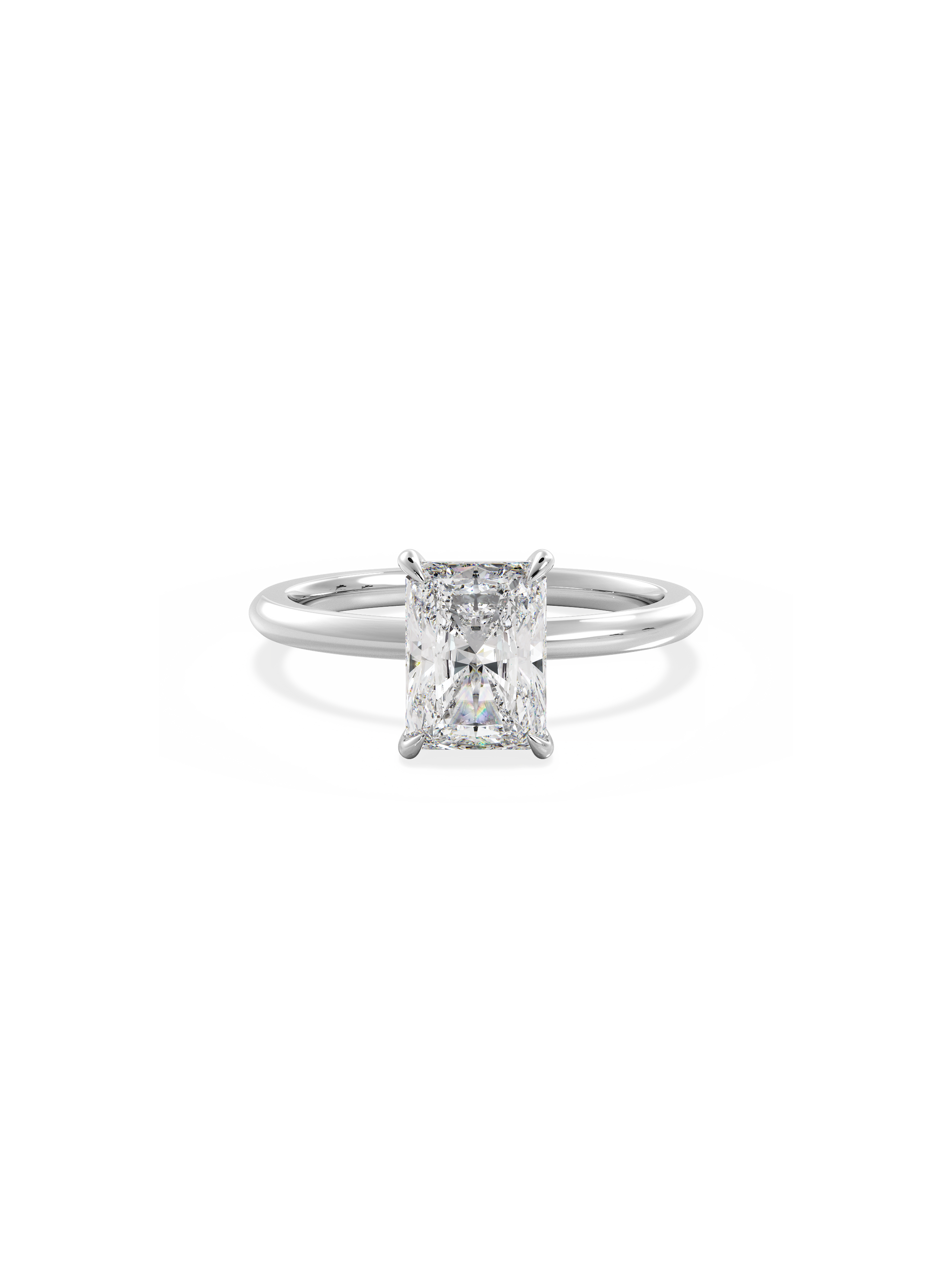 Solitaire-Oval Lab Grown Diamond Engagement Ring