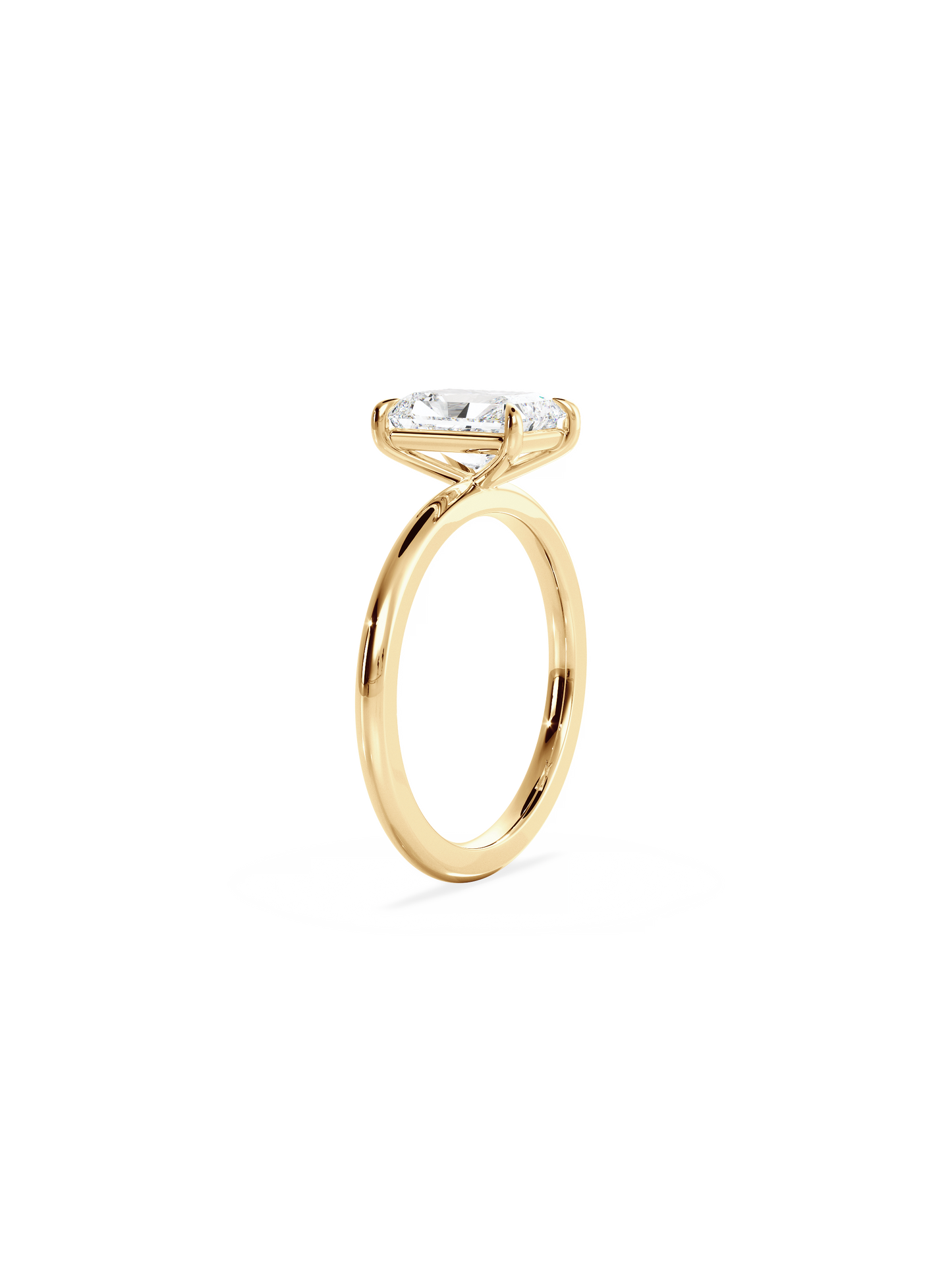 Solitaire-Oval Lab Grown Diamond Engagement Ring