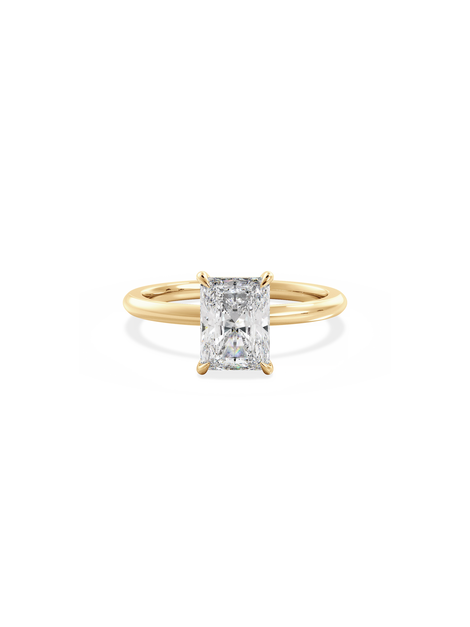 Solitaire-Oval Lab Grown Diamond Engagement Ring