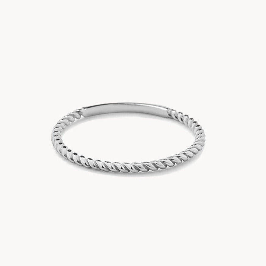 Elegant Twisted Rope Stacking Band 1
