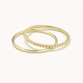 Load image into Gallery viewer, Elegant Gold Twist Ring Duo Set
