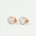 Load image into Gallery viewer, 1.0 TCW Round Lab Grown Diamond Solitaire Studs
