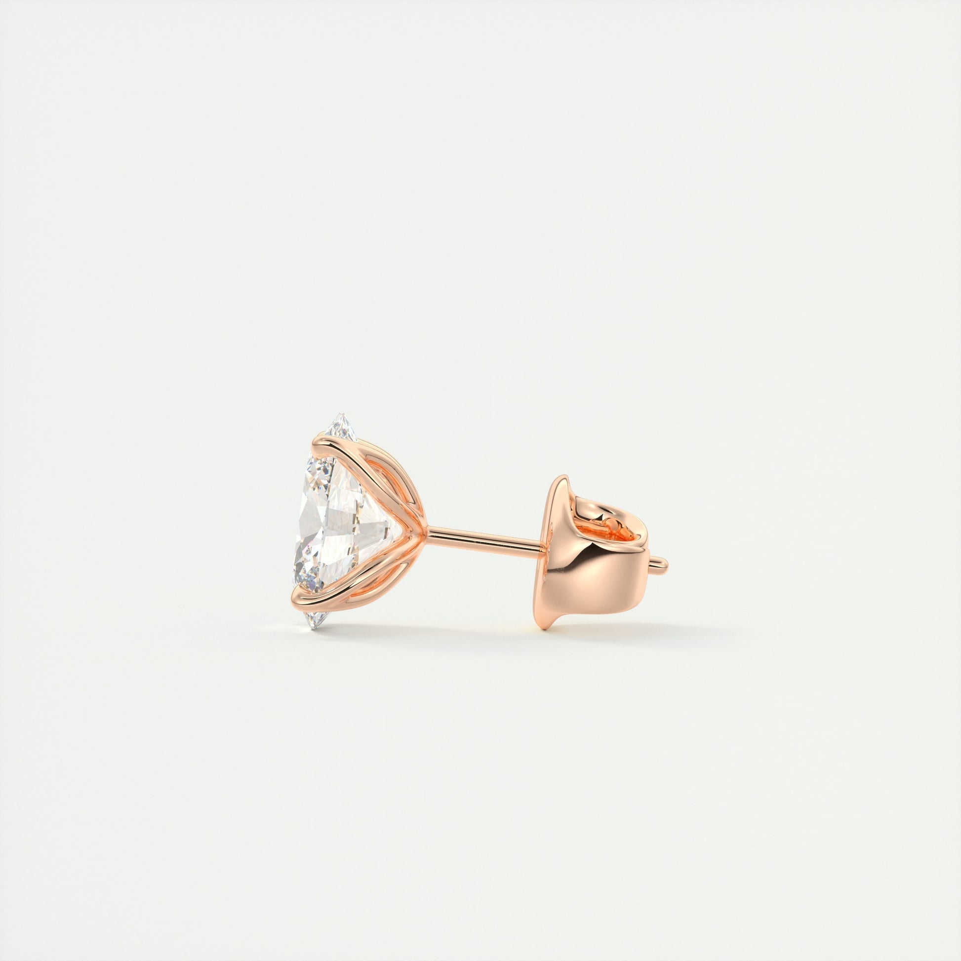 1.0 TCW Oval Lab-Grown Diamond Solitaire Earrings 9